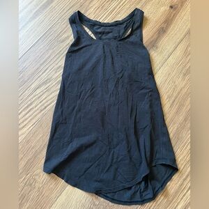 Lululemon Black Sleeveless Workout Womens Tank Top